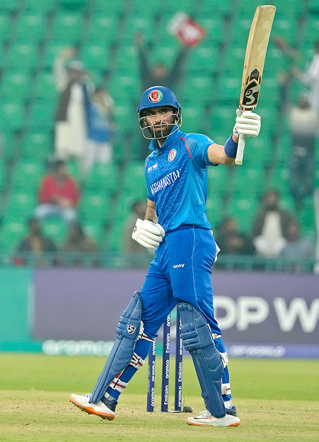 ICC Champions Trophy AFG vs ENG Celebrates Century IN Ibrahim Zadran20