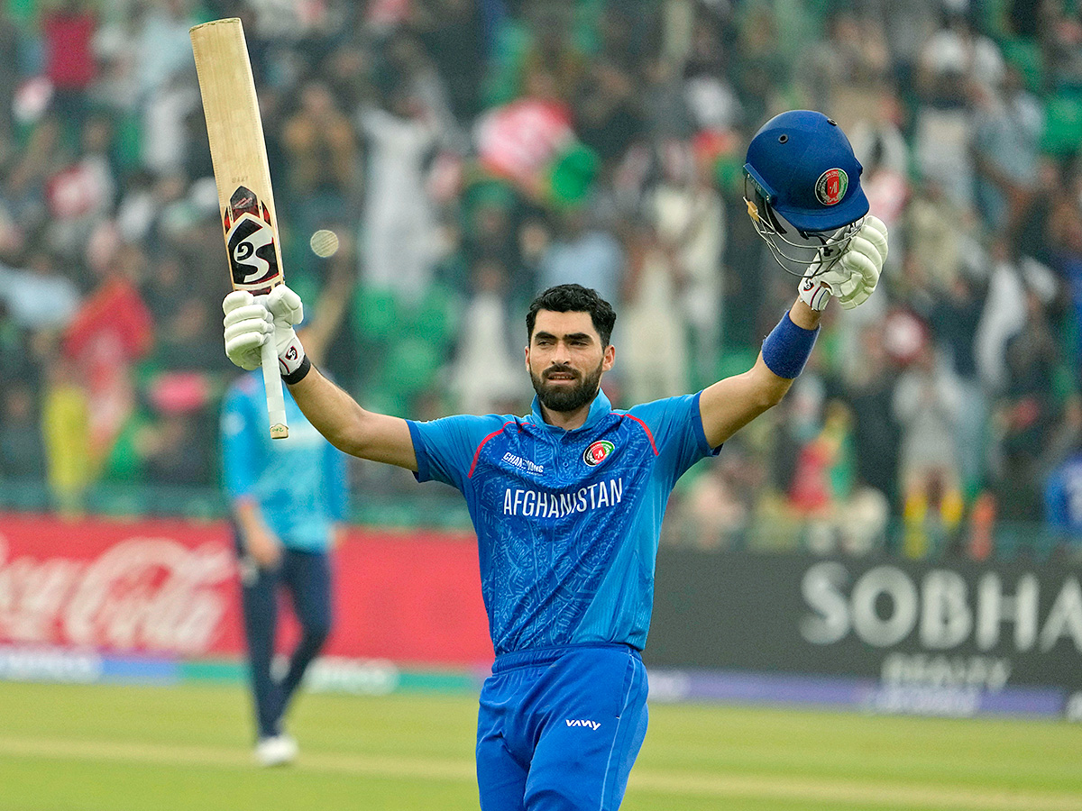 ICC Champions Trophy AFG vs ENG Celebrates Century IN Ibrahim Zadran7