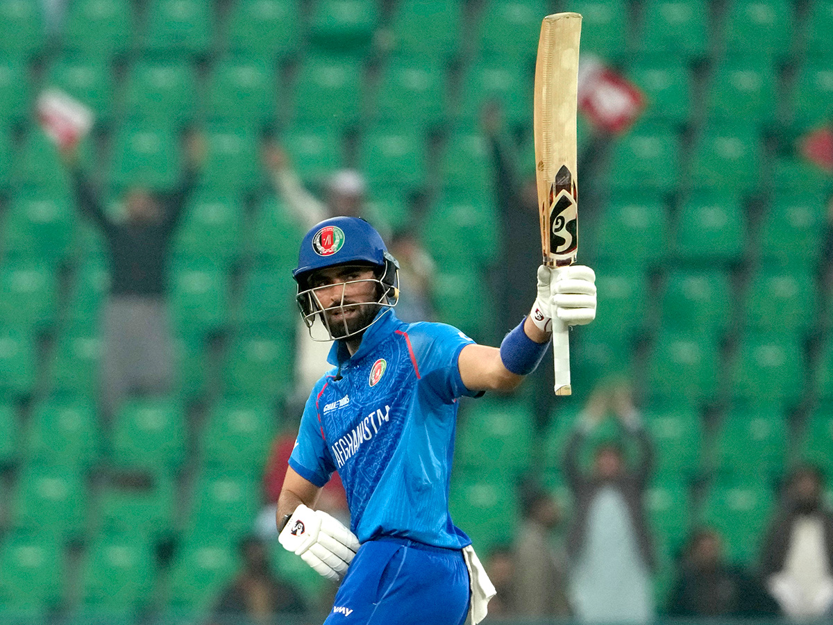 ICC Champions Trophy AFG vs ENG Celebrates Century IN Ibrahim Zadran8