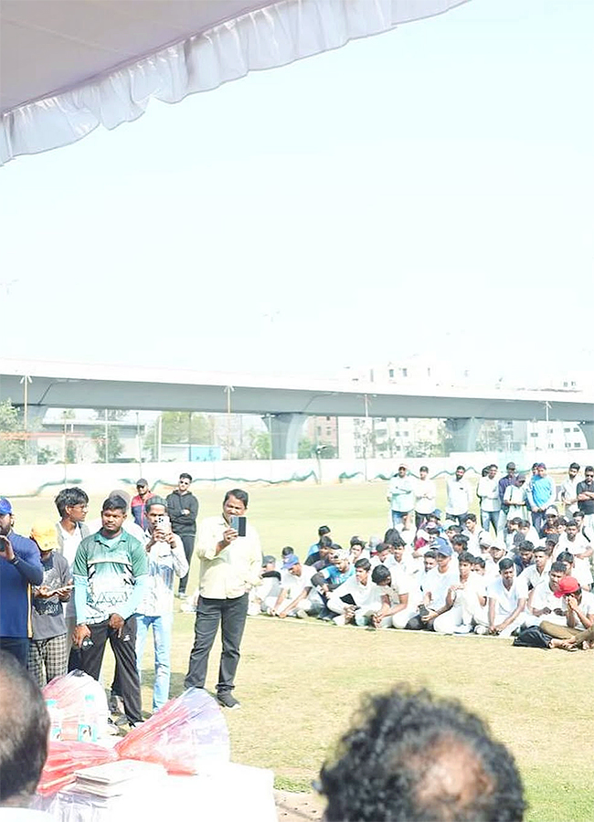 Msk Prasad conduct Talent Hunt Program for Young Pace bowlers in Hyderabad Photos7