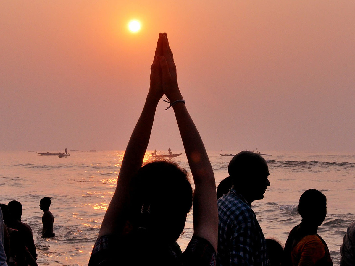 Visakhapatnam: The beach was thrilled with the recitation of Lord Shiva10