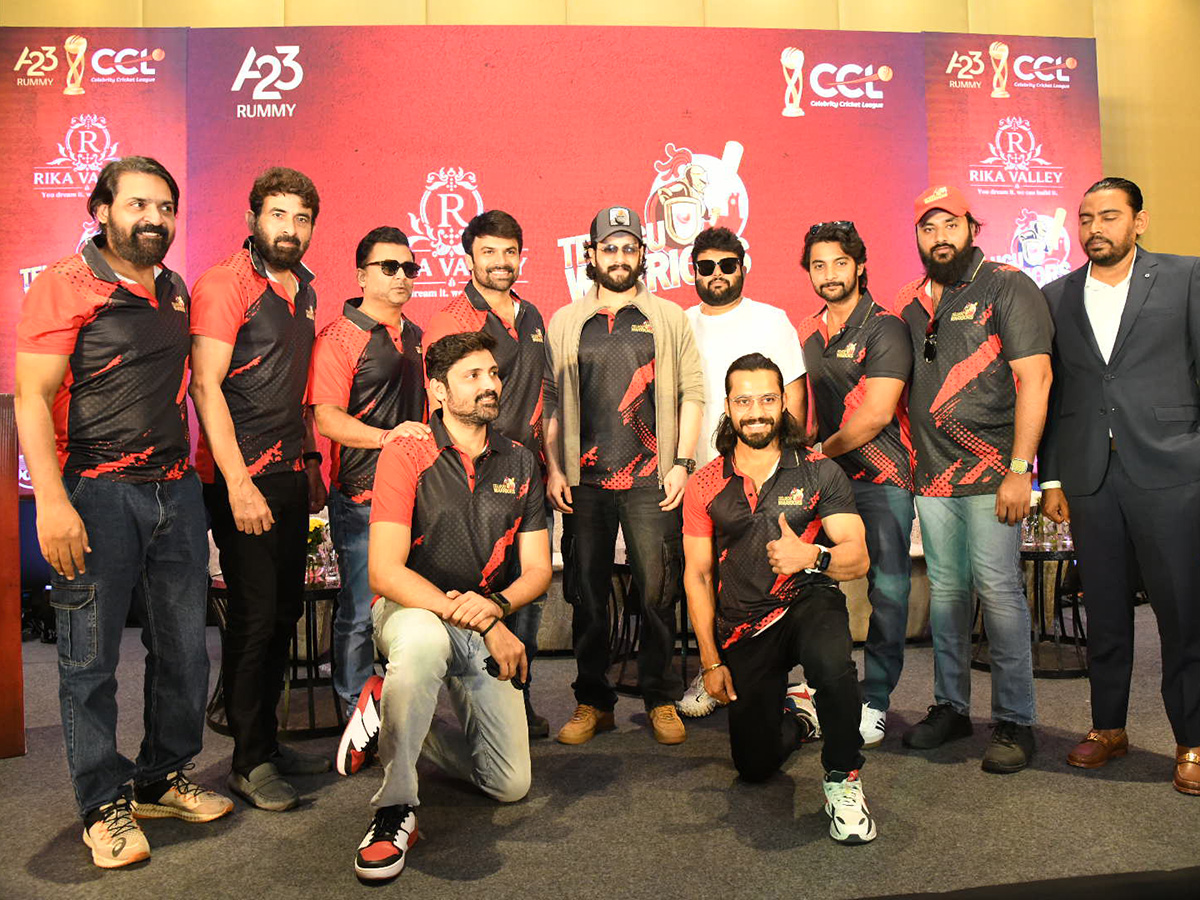 CCL Telugu Warriors Jersey Launch by Akhil Akkineni Photos11