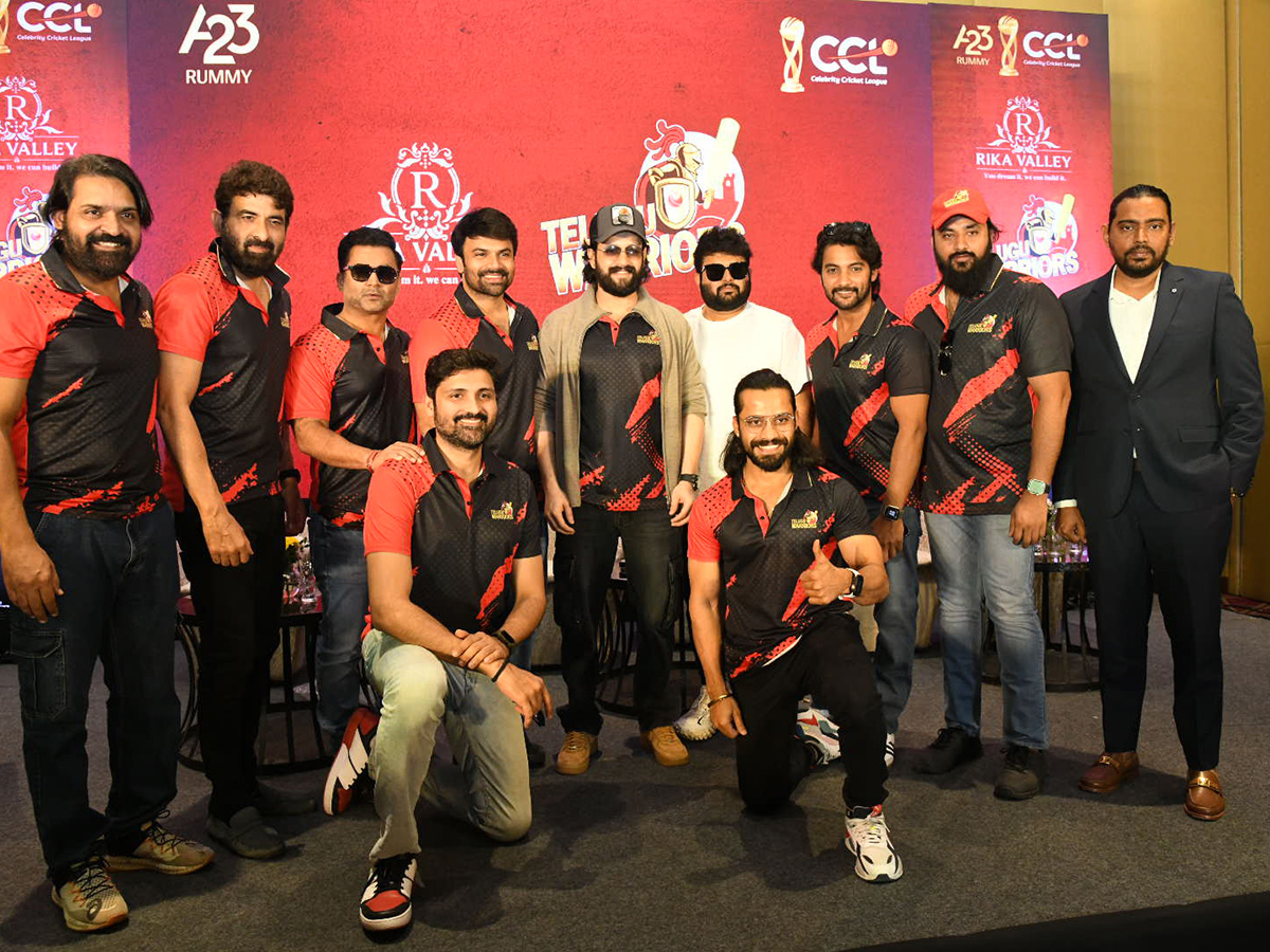 CCL Telugu Warriors Jersey Launch by Akhil Akkineni Photos12