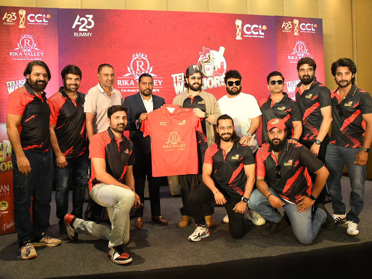 CCL Telugu Warriors Jersey Launch by Akhil Akkineni Photos4