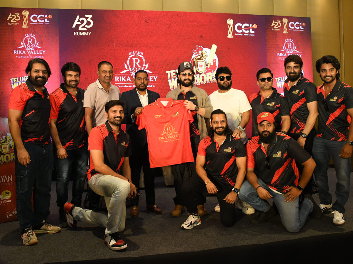 CCL Telugu Warriors Jersey Launch by Akhil Akkineni Photos5