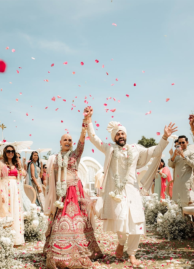 Bald and Beautiful: Indian Bride Ditches Wig, Flaunts Alopecia on Wedding Day12