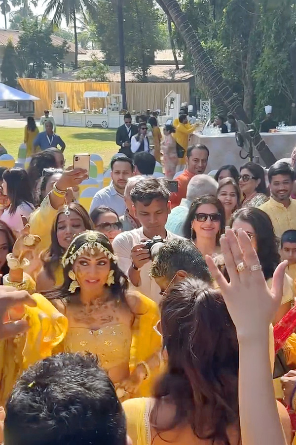 Actress Priyanka Chopra Enjoys brothers Haldi Ceremony Photos13