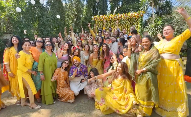 Actress Priyanka Chopra Enjoys brothers Haldi Ceremony Photos19