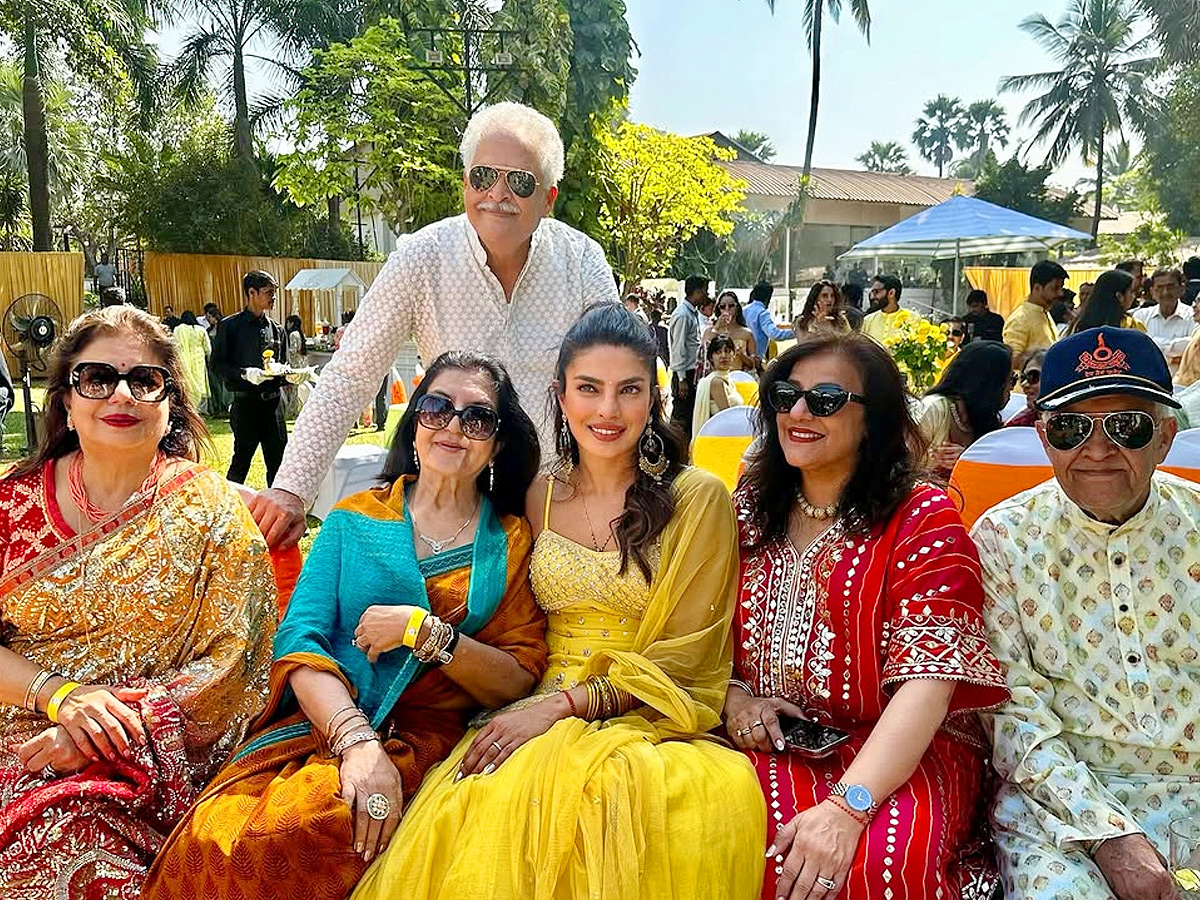 Actress Priyanka Chopra Enjoys brothers Haldi Ceremony Photos7