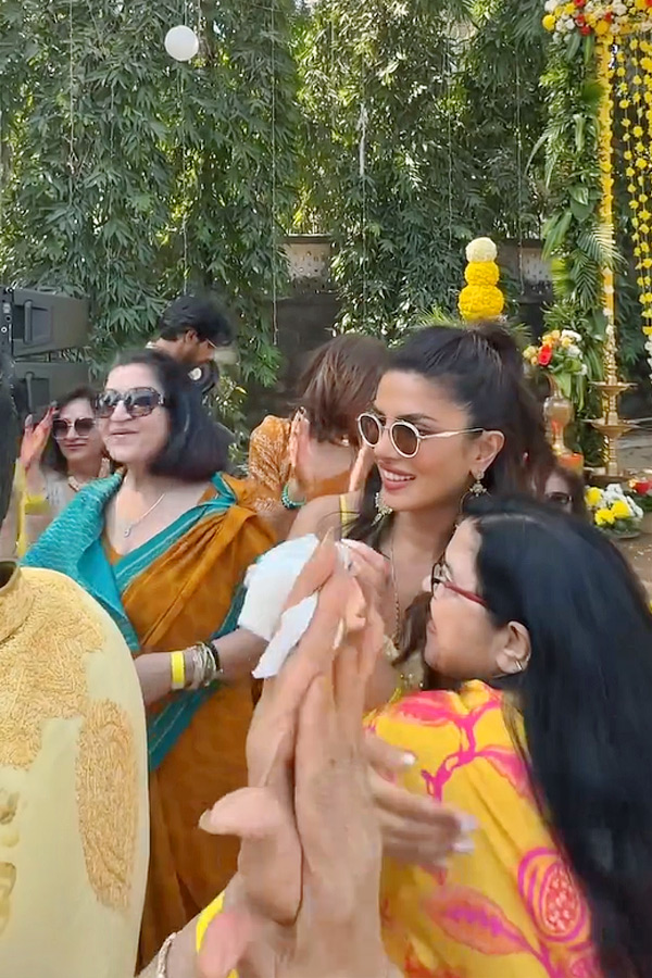 Actress Priyanka Chopra Enjoys brothers Haldi Ceremony Photos10