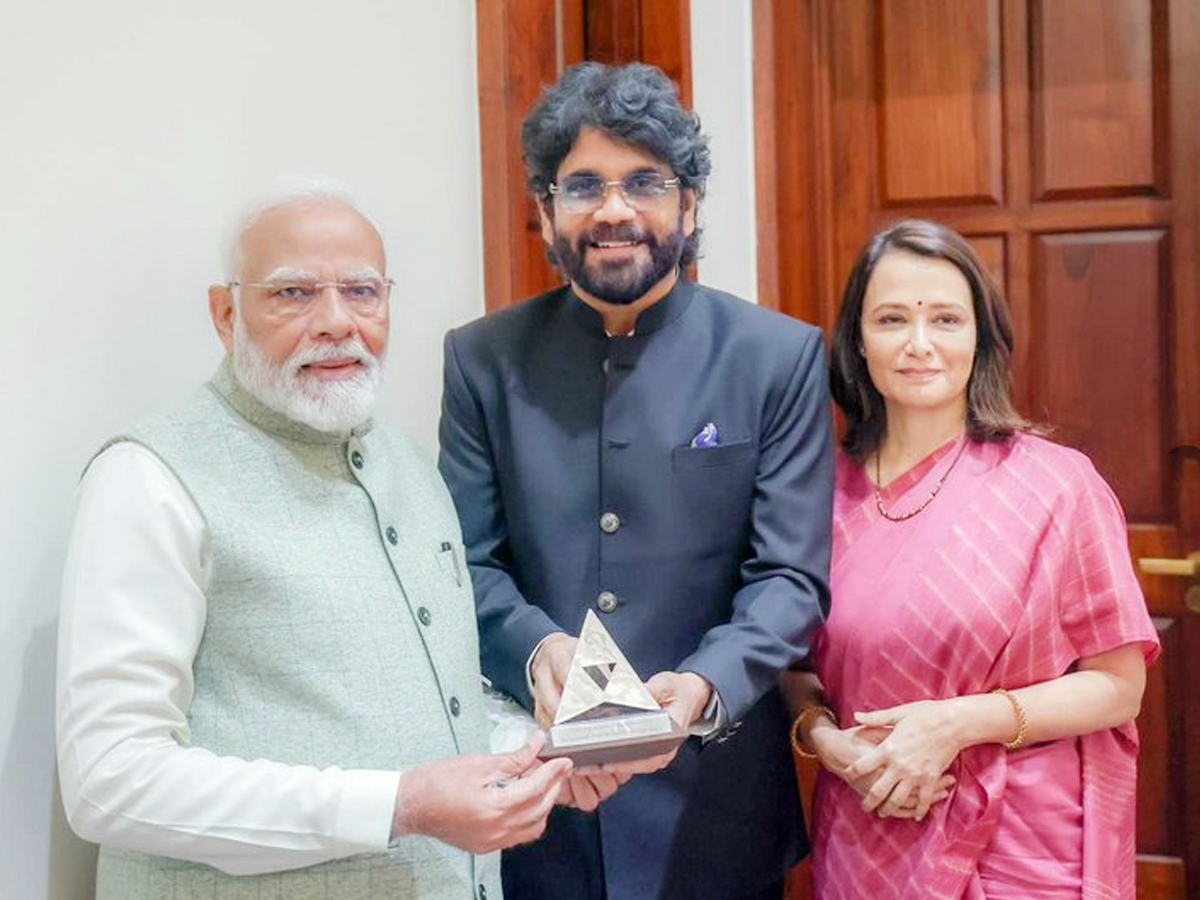 Akkineni Family Meets PM Modi  at Parliament House2