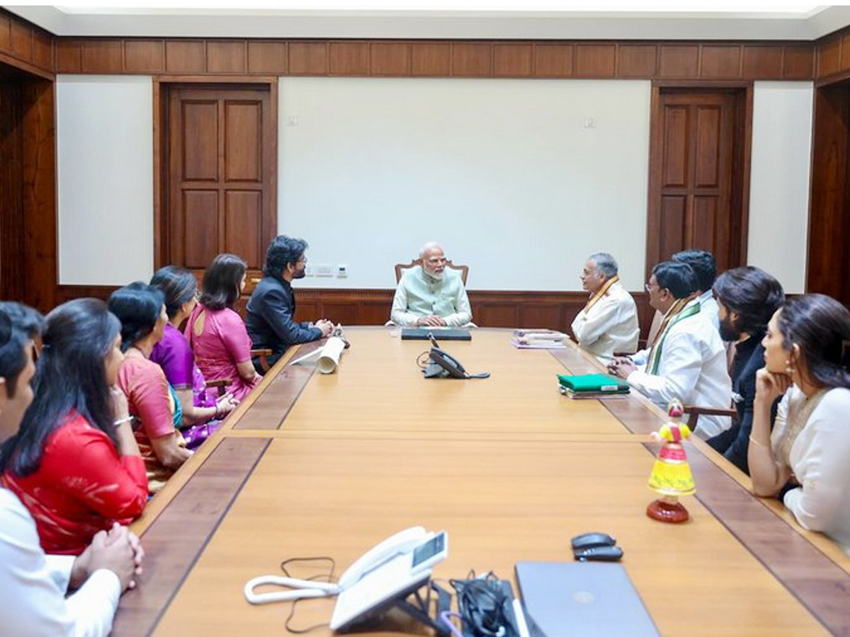 Akkineni Family Meets PM Modi  at Parliament House6