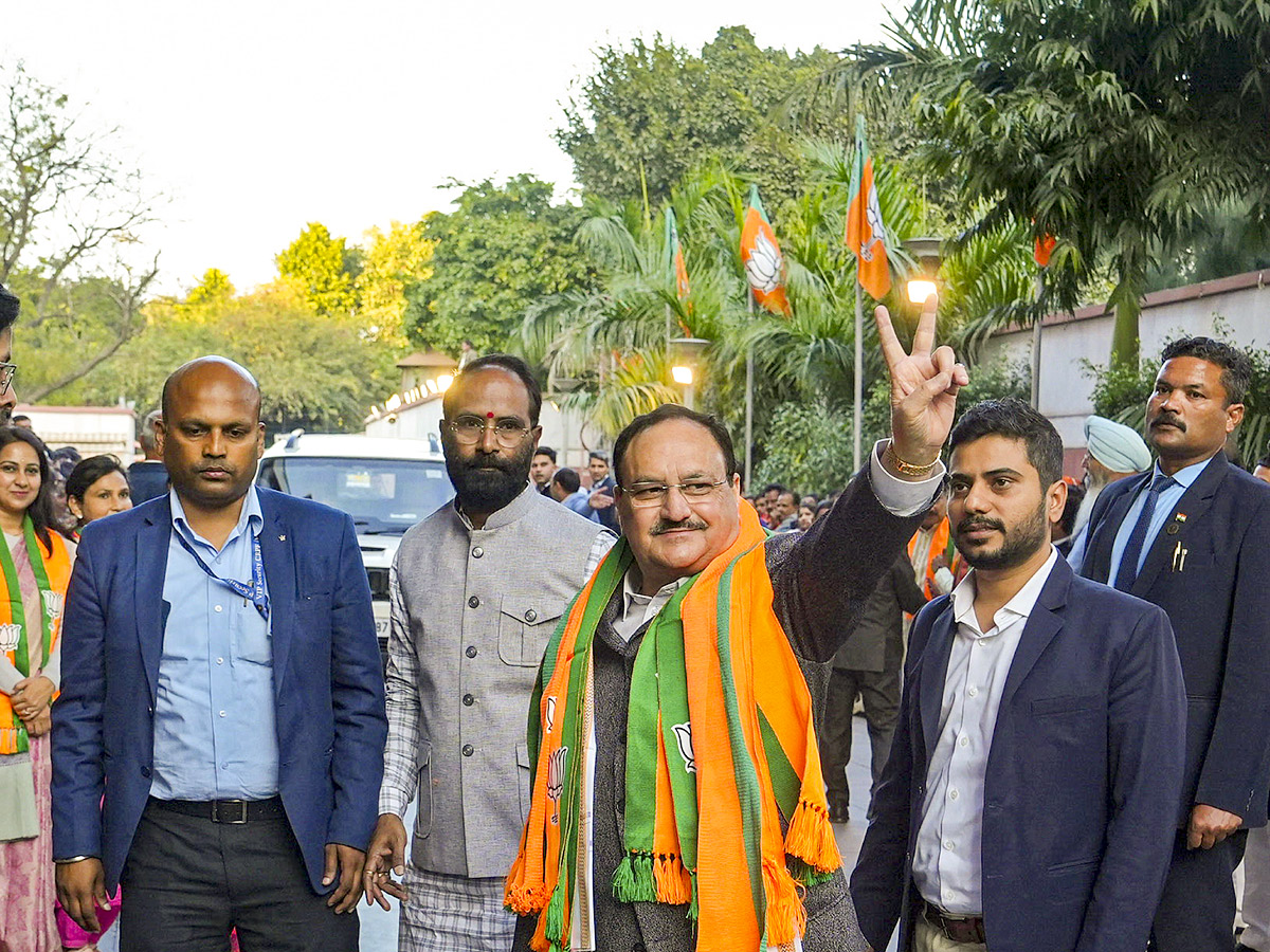 Delhi Assembly Election Results 2025: Celebrations of landslide victory of BJP in Delhi Assembly Elections Photos17