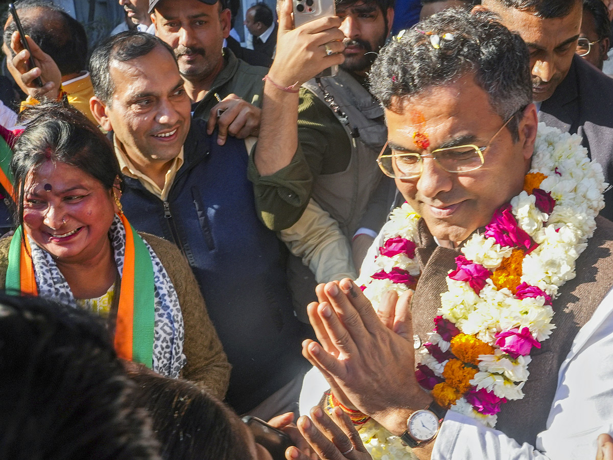 Delhi Assembly Election Results 2025: Celebrations of landslide victory of BJP in Delhi Assembly Elections Photos18