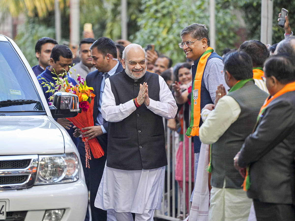 Delhi Assembly Election Results 2025: Celebrations of landslide victory of BJP in Delhi Assembly Elections Photos19