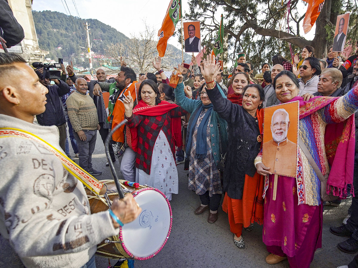 Delhi Assembly Election Results 2025: Celebrations of landslide victory of BJP in Delhi Assembly Elections Photos20