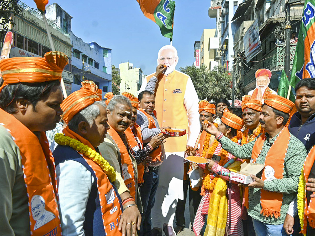 Delhi Assembly Election Results 2025: Celebrations of landslide victory of BJP in Delhi Assembly Elections Photos22