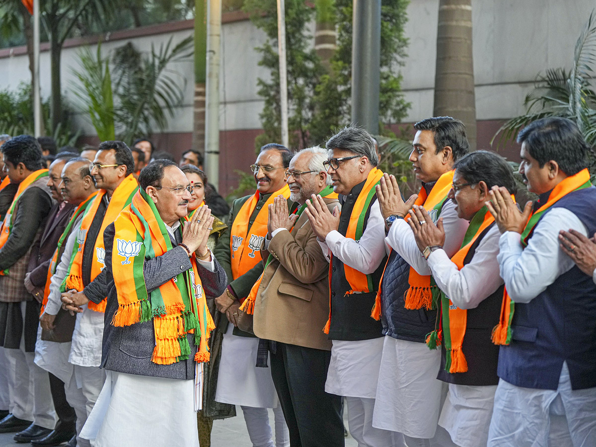 Delhi Assembly Election Results 2025: Celebrations of landslide victory of BJP in Delhi Assembly Elections Photos32