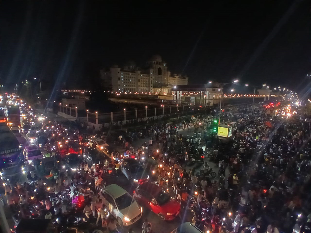 india win champions trophy 2025 celebrations in tank bund hyderabad2