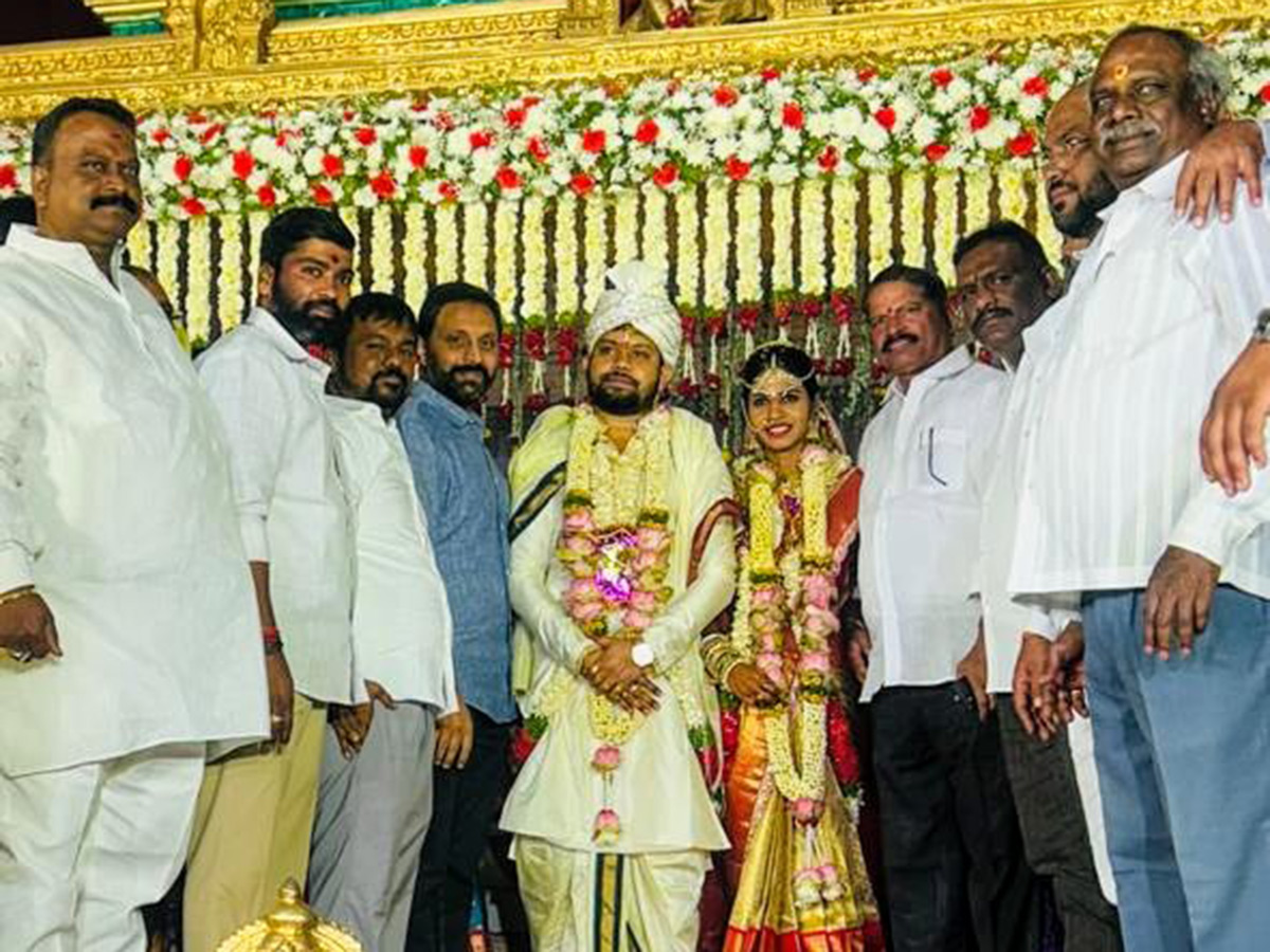 GHMC BRS Corporator Hema Samala Marriage Photos Goes Viral14