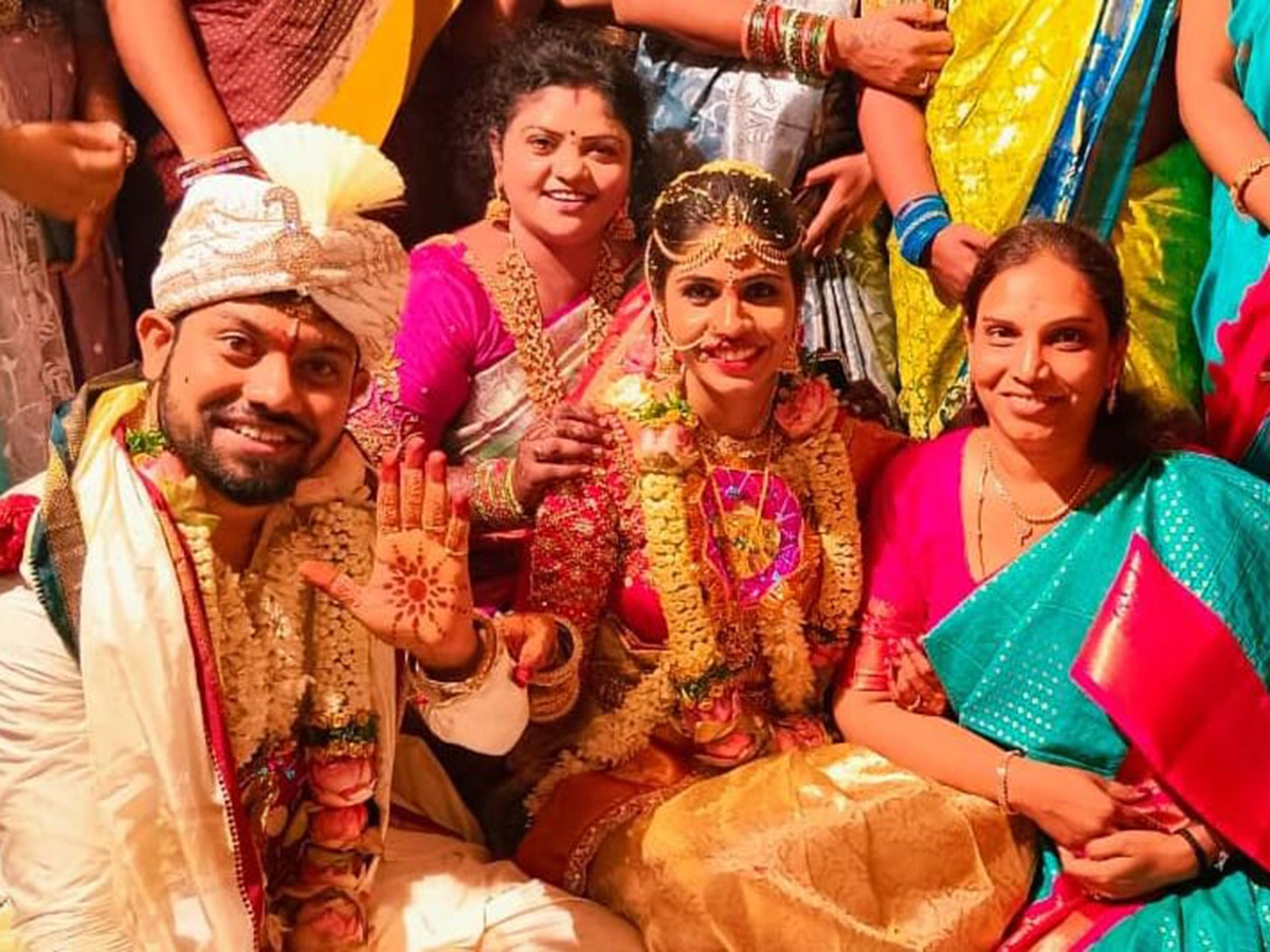 GHMC BRS Corporator Hema Samala Marriage Photos Goes Viral6