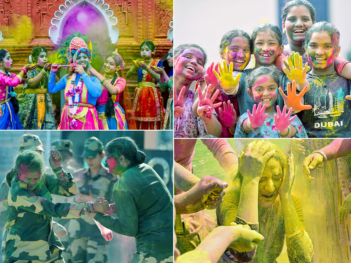 holi 2025 festival celebration in india photos1