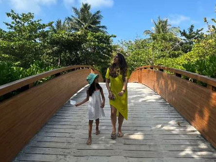 Rohit Sharma Enjoying Vacation In Maldives With His Family Photos7