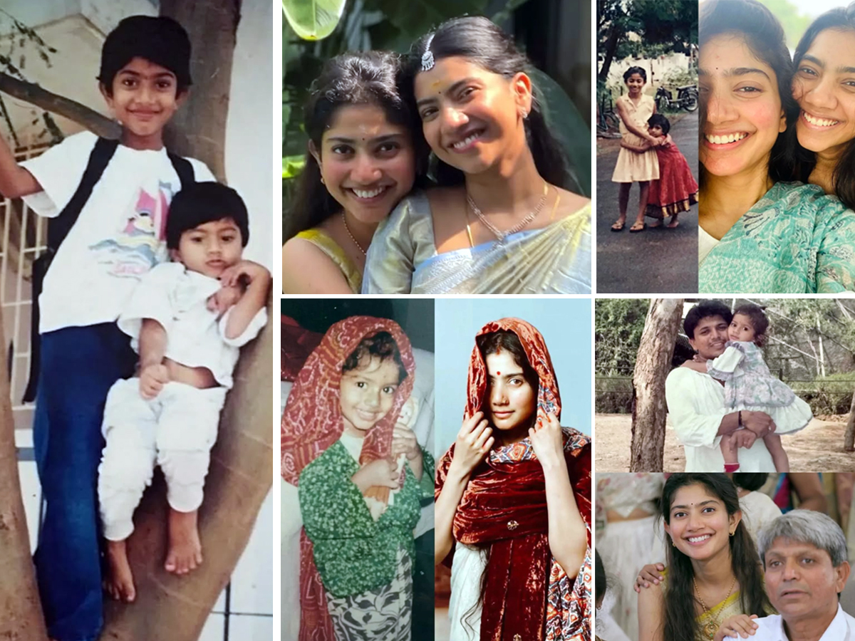 Thandel movie beauty Sai Pallavi then and now photos1