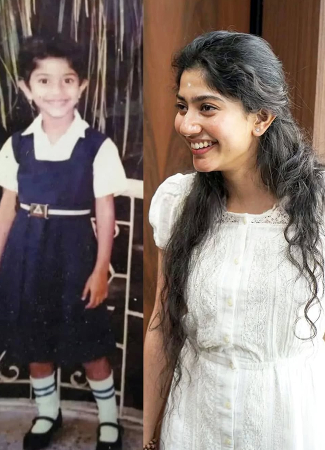 Thandel movie beauty Sai Pallavi then and now photos2