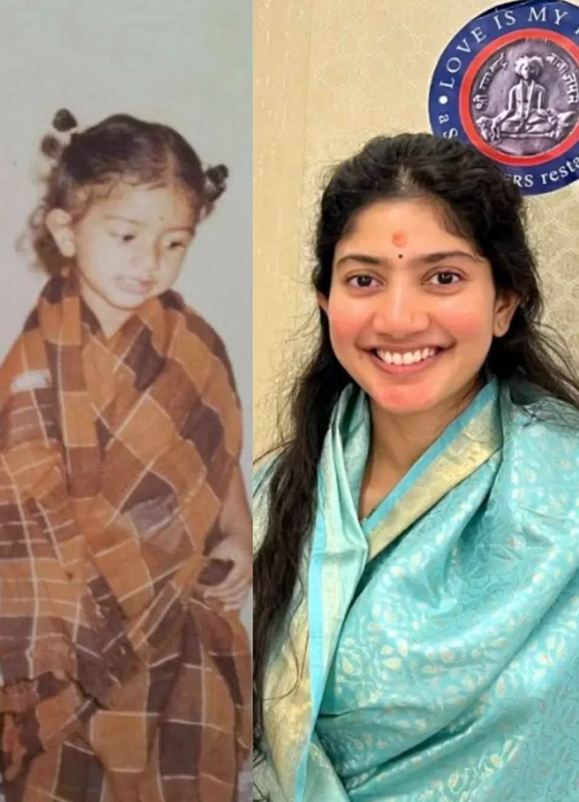 Thandel movie beauty Sai Pallavi then and now photos3