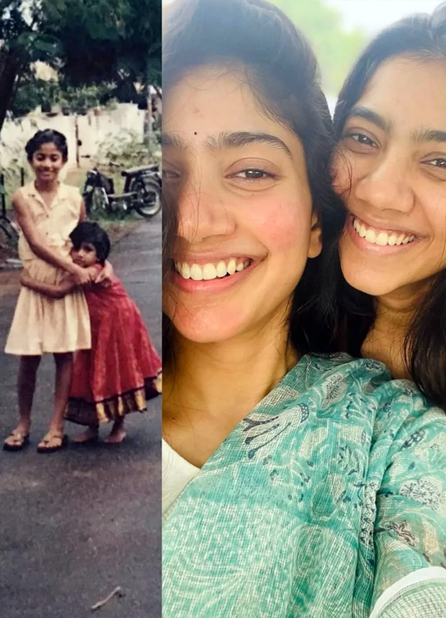 Thandel movie beauty Sai Pallavi then and now photos8