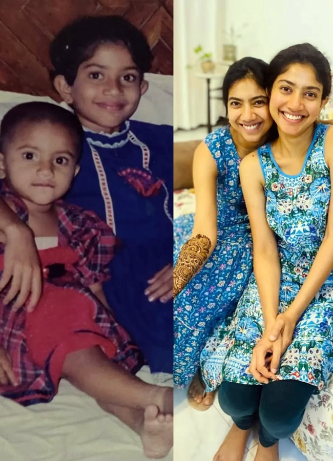 Thandel movie beauty Sai Pallavi then and now photos9