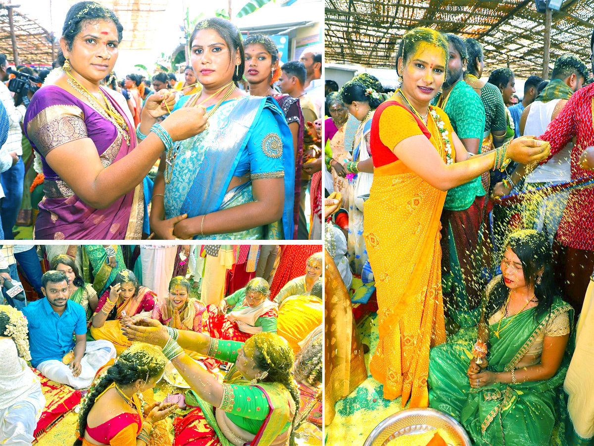 Transgenders Marriage On Occasion Of Sri Rama Navami At Vemulawada1