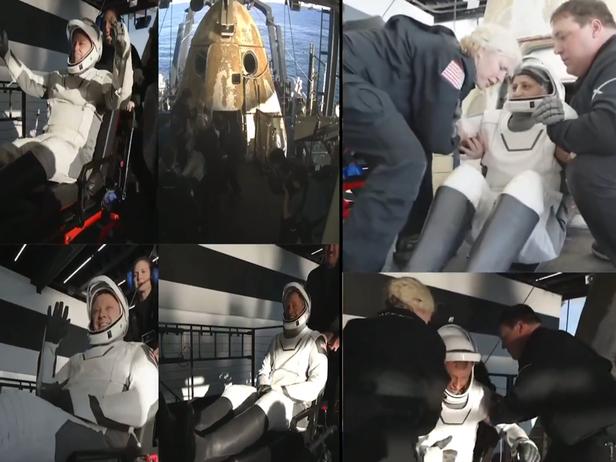 Sunitha Williams returns to Earth safely 11