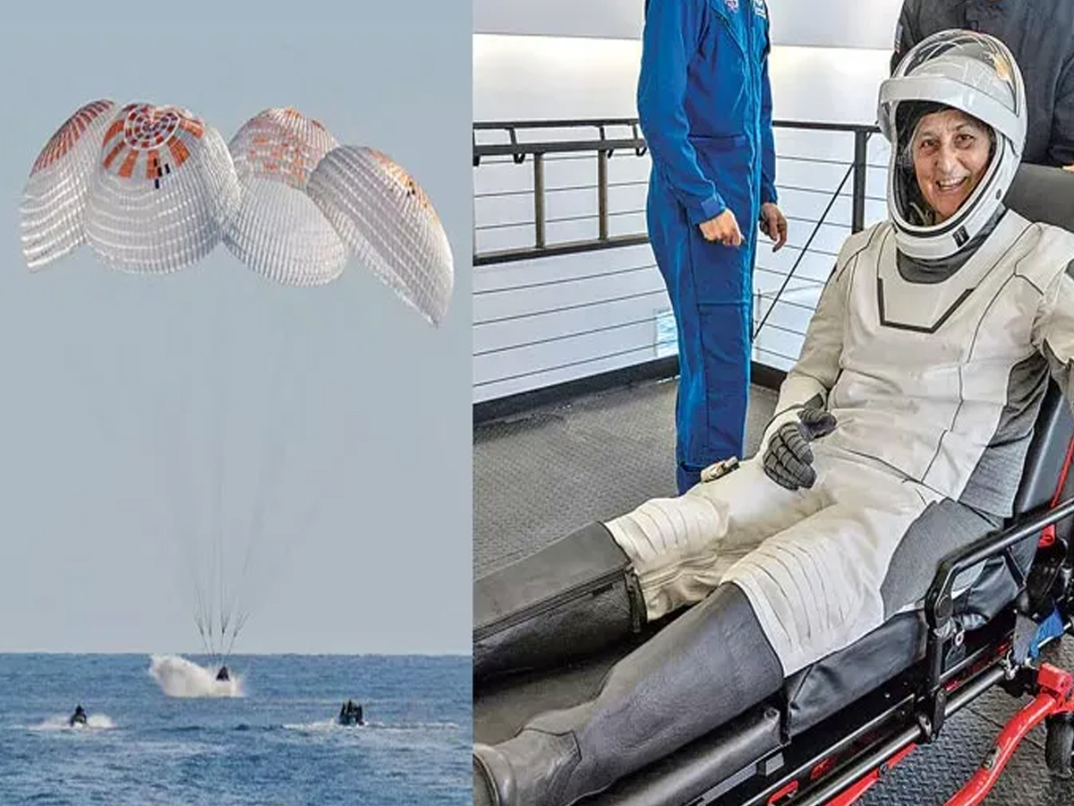 Sunitha Williams returns to Earth safely 9