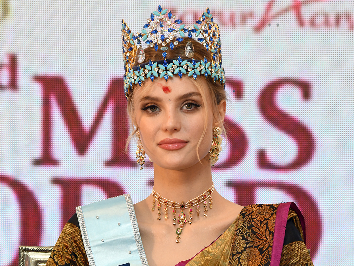 miss world kristyna pliskova in hyderabad1