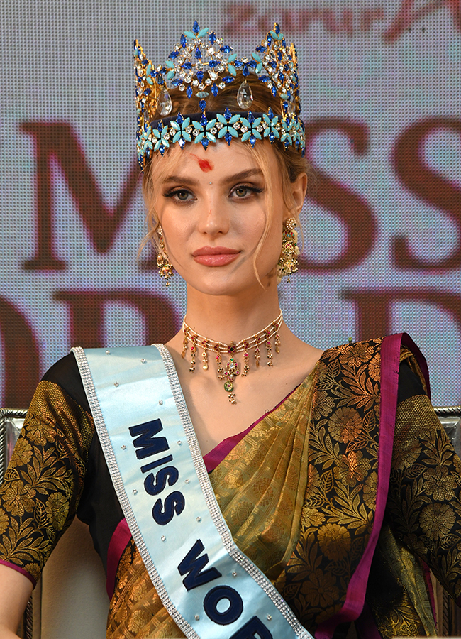 miss world kristyna pliskova in hyderabad12