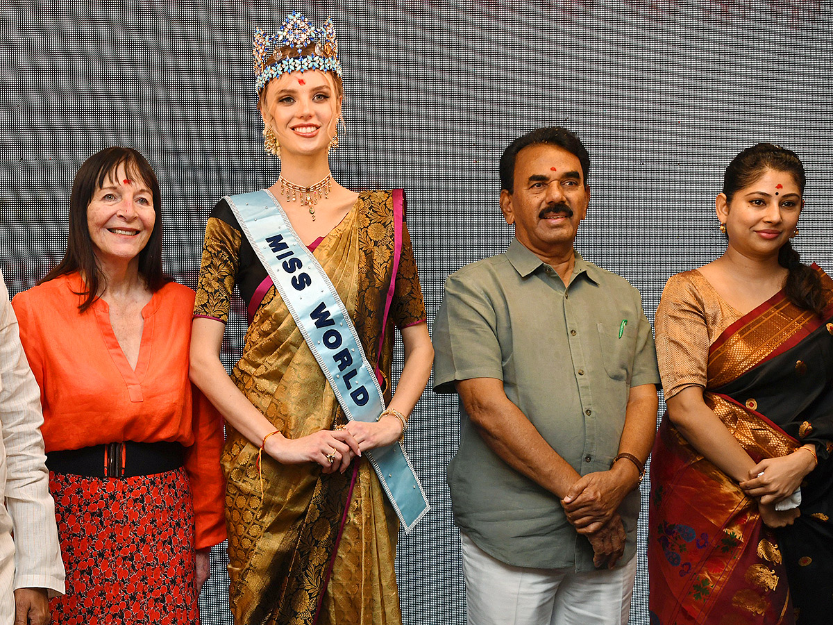 miss world kristyna pliskova in hyderabad4