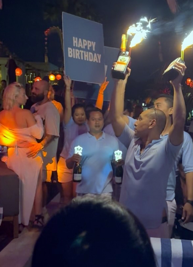 Serial beauty Navyaswamy's birthday celebrations in Bali 3