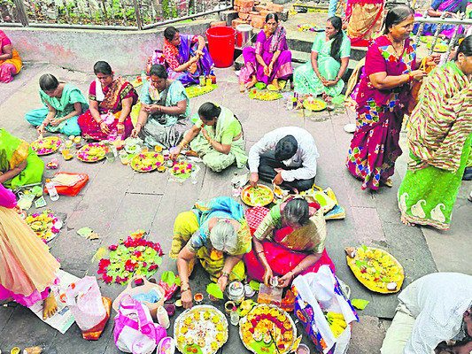 భక్తిశ్రద్ధలతో  రాహుకాల పూజలు 
2