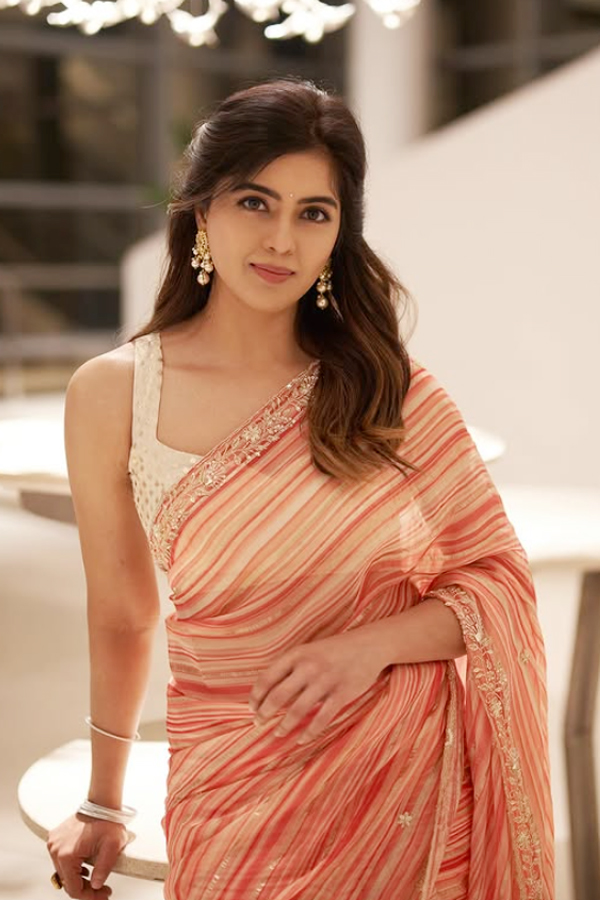 Amritha Aiyer dazzles in a mesmerizing golden dress Photos7