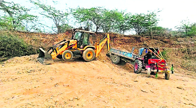 నిప్పు రాజుకుని మామిడిచెట్లు దగ్ధం 1