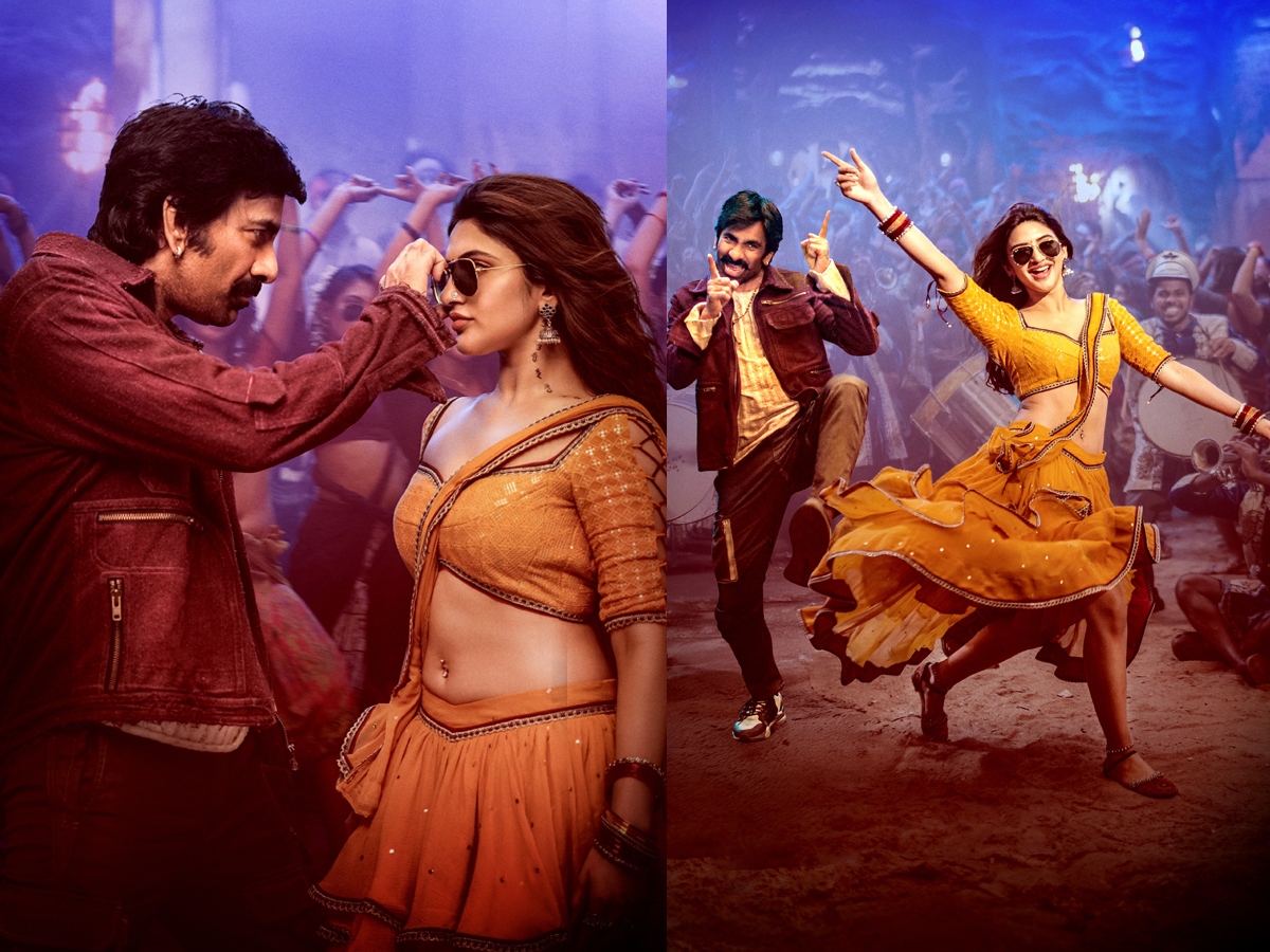 Mass Maharaja Ravi Teja's first song 'Tu Mera Lover' from the film 'Mass Jatara' released1