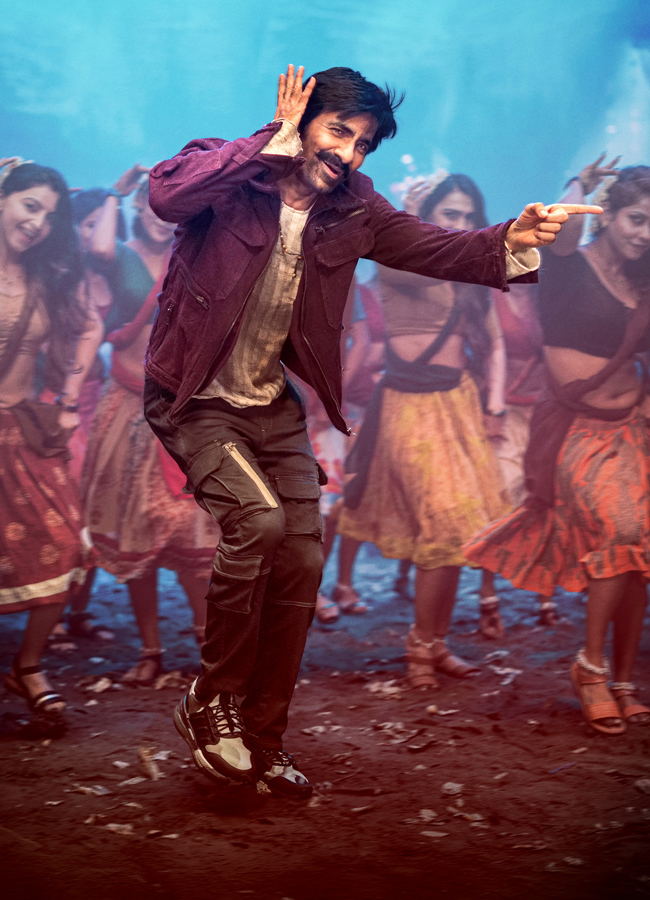 Mass Maharaja Ravi Teja's first song 'Tu Mera Lover' from the film 'Mass Jatara' released13