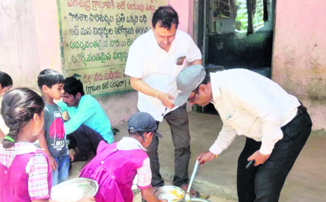 అంగన్వాడీ కేంద్రం తనిఖీ
1