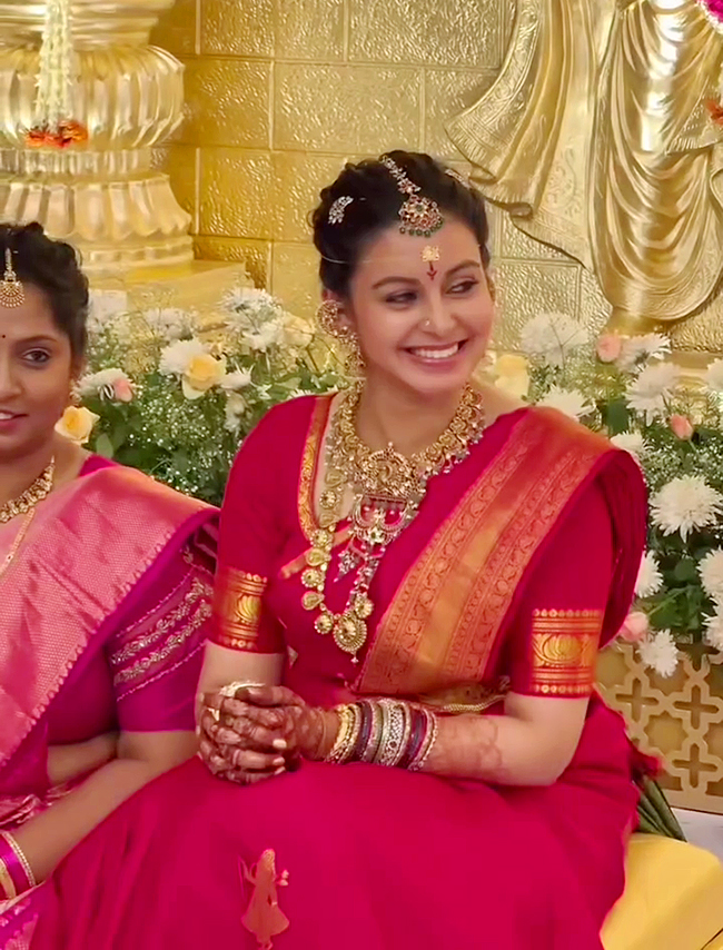 Tollywood Actress Abhinaya Wedding Photos Goes Viral10