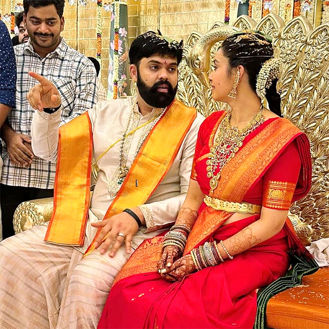 Tollywood Actress Abhinaya Wedding Photos Goes Viral16