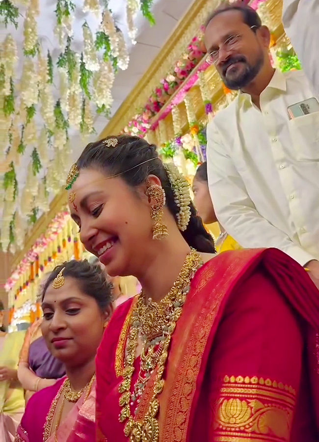 Tollywood Actress Abhinaya Wedding Photos Goes Viral5