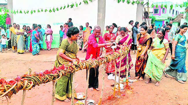 గుడివాడలో ఘనంగా బడ్డు సంబరం 1