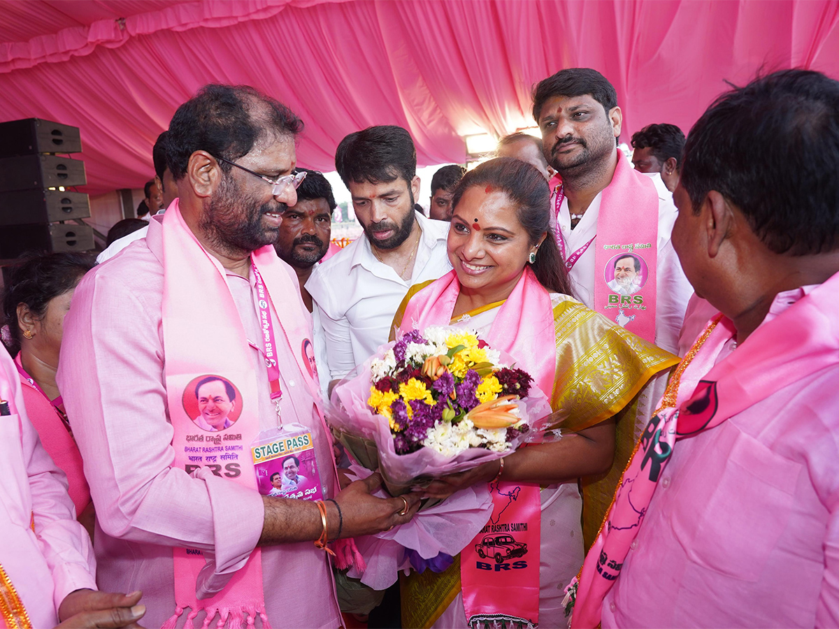 KCR Fire On BRS Public In Rajathotsavam Photos20